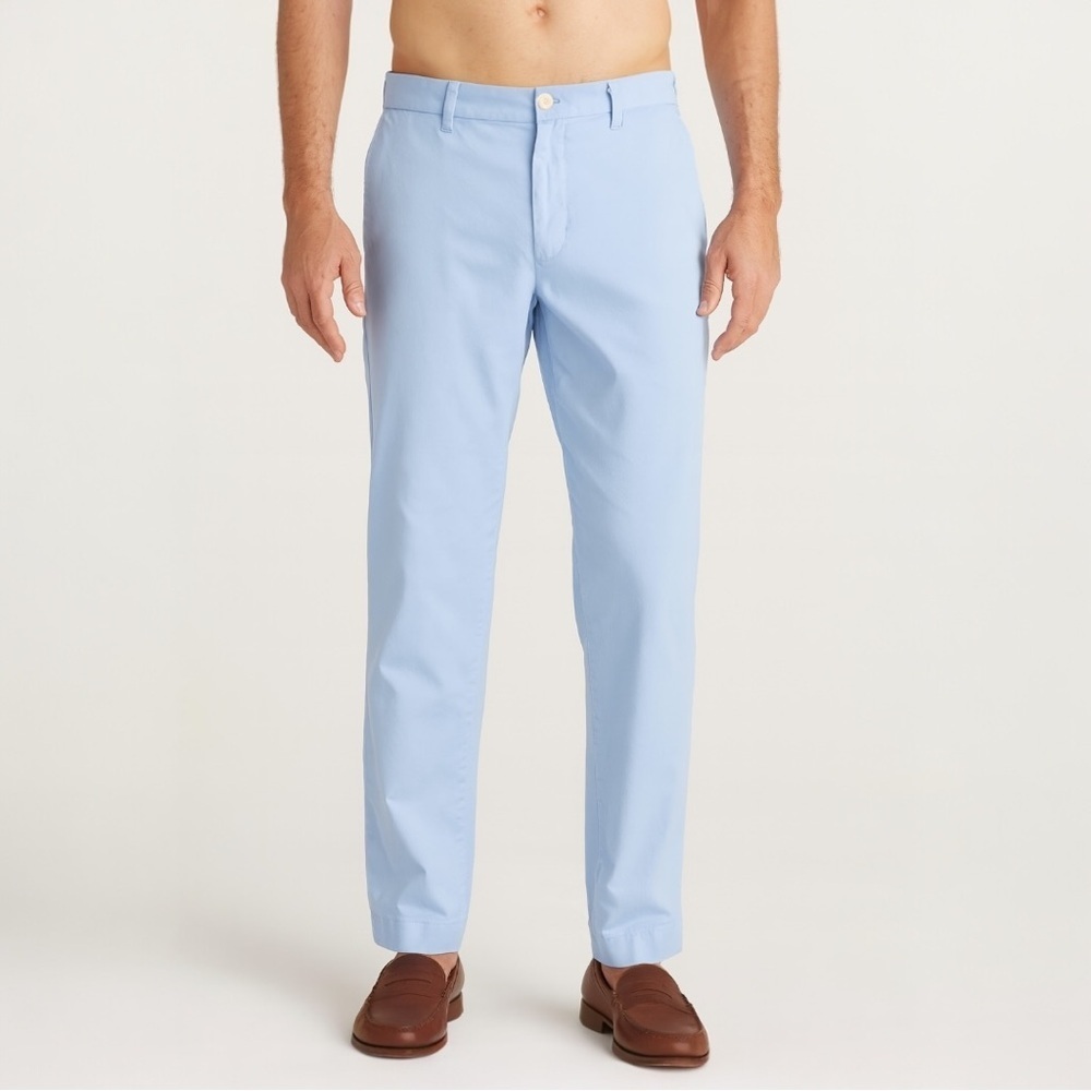 VINEYARD VINES Men’s Light Blue Cotton Chinos, 30x31